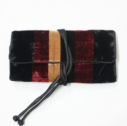 Handmade velvet purse